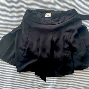 Sunday best black shorts, looks like tennis skirt